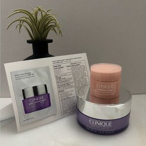CLINIQUE Take the day off  balm and Moisture surge plus smart repair sample